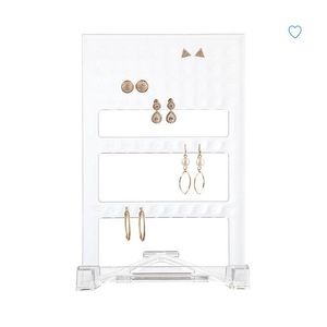 Acrylic earring organizer